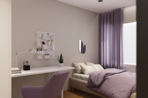 Makuuhuoneen sisustus Inge uotila Sisustussuunnittelu